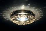 купить DL040G/Clear Donolux Светильник встраиваемый декоративный хрустальный