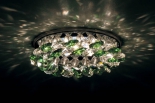 купить DL061.02.1/8 crystal/emerald Точечный светильник Crystal Sky Donolux хром crystal/emerald