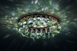 купить DL061.79.1/8 crystal/emerald Точечный светильник Crystal Sky Donolux золото crystal/emerald