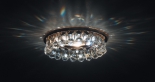 купить DL064.79.1 crystal Donolux Светильник встраиваемый декор. золото crystal