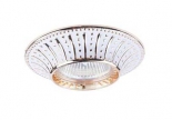 купить N1582-White+Gold stripe Donolux Светильник встраиваемый, круг, цинковый сплав, неповоротный