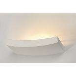 купить GL 102 CURVE SLV светильник настенный, белый гипс