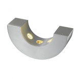 купить HALF PIPE SLV светильник настенный, алюминий / LED