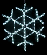 купить Снежинка светодиодная, 60 см, 220V, прозр. пр.
