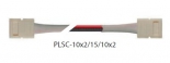 купить PLSC-10x2/15/10x2 (5050) Коннектор для светодиодной ленты SMD5050 10мм 2-pin + провод 15см + 10мм 2-pin
